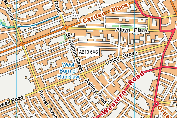 AB10 6XS map - OS VectorMap District (Ordnance Survey) AB10 6XS map - OS VectorMap District (Ordnance Survey)
