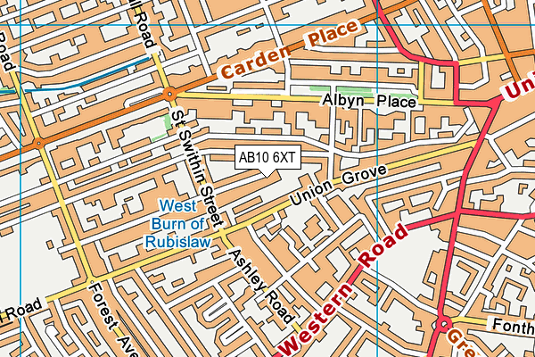 AB10 6XT map - OS VectorMap District (Ordnance Survey) AB10 6XT map - OS VectorMap District (Ordnance Survey)