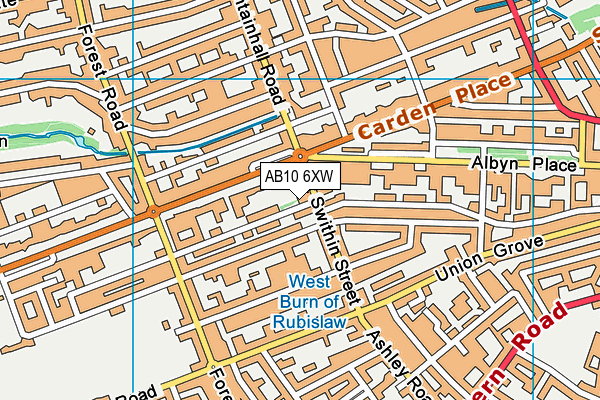 AB10 6XW map - OS VectorMap District (Ordnance Survey) AB10 6XW map - OS VectorMap District (Ordnance Survey)