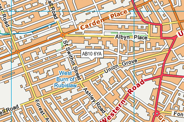 AB10 6YA map - OS VectorMap District (Ordnance Survey) AB10 6YA map - OS VectorMap District (Ordnance Survey)