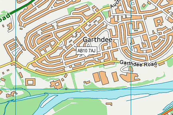 AB10 7AJ map - OS VectorMap District (Ordnance Survey) AB10 7AJ map - OS VectorMap District (Ordnance Survey)