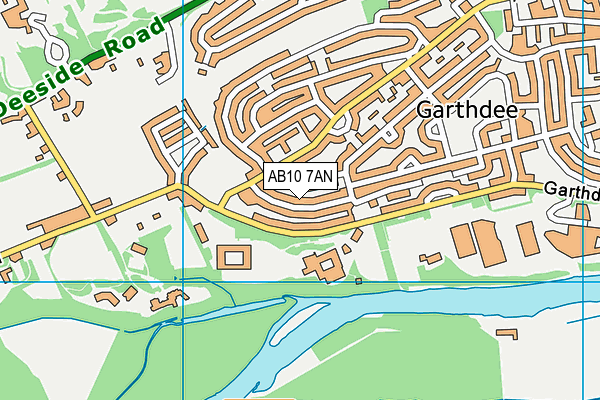 AB10 7AN map - OS VectorMap District (Ordnance Survey) AB10 7AN map - OS VectorMap District (Ordnance Survey)