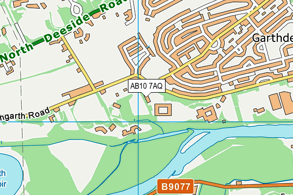 AB10 7AQ map - OS VectorMap District (Ordnance Survey) AB10 7AQ map - OS VectorMap District (Ordnance Survey)