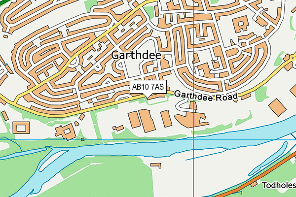 AB10 7AS map - OS VectorMap District (Ordnance Survey) AB10 7AS map - OS VectorMap District (Ordnance Survey)