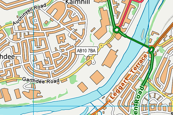 AB10 7BA map - OS VectorMap District (Ordnance Survey) AB10 7BA map - OS VectorMap District (Ordnance Survey)