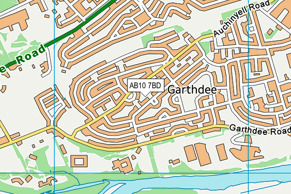 AB10 7BD map - OS VectorMap District (Ordnance Survey) AB10 7BD map - OS VectorMap District (Ordnance Survey)