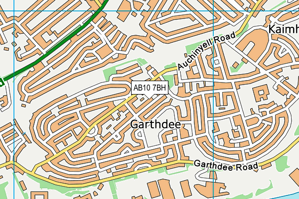 AB10 7BH map - OS VectorMap District (Ordnance Survey) AB10 7BH map - OS VectorMap District (Ordnance Survey)