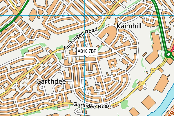 AB10 7BP map - OS VectorMap District (Ordnance Survey) AB10 7BP map - OS VectorMap District (Ordnance Survey)