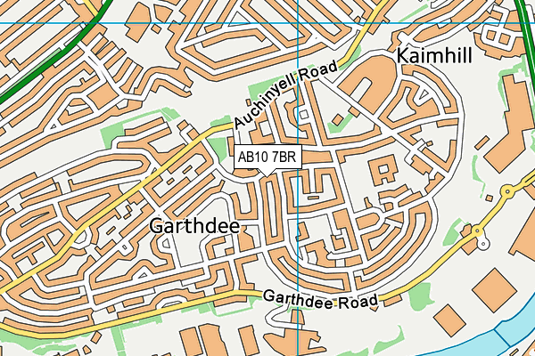 AB10 7BR map - OS VectorMap District (Ordnance Survey) AB10 7BR map - OS VectorMap District (Ordnance Survey)