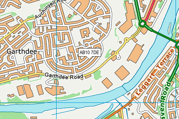 AB10 7DE map - OS VectorMap District (Ordnance Survey) AB10 7DE map - OS VectorMap District (Ordnance Survey)