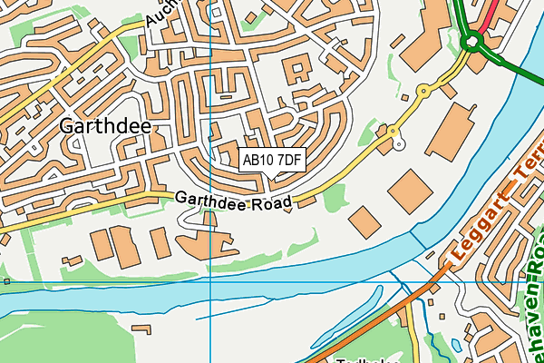 AB10 7DF map - OS VectorMap District (Ordnance Survey) AB10 7DF map - OS VectorMap District (Ordnance Survey)