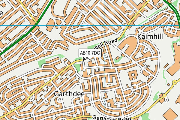 AB10 7DG map - OS VectorMap District (Ordnance Survey) AB10 7DG map - OS VectorMap District (Ordnance Survey)