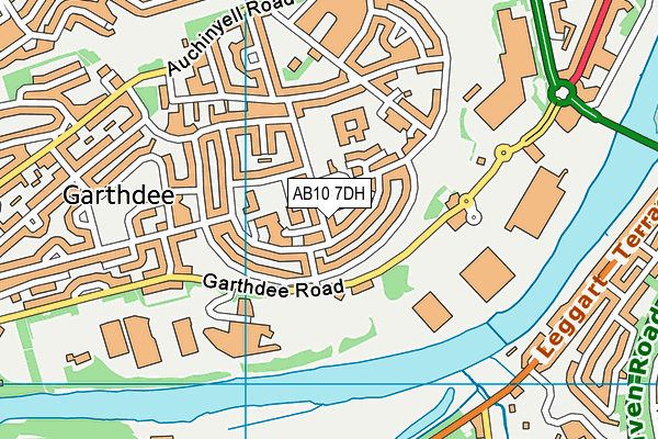AB10 7DH map - OS VectorMap District (Ordnance Survey) AB10 7DH map - OS VectorMap District (Ordnance Survey)
