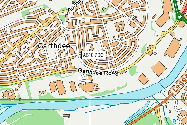 AB10 7DQ map - OS VectorMap District (Ordnance Survey) AB10 7DQ map - OS VectorMap District (Ordnance Survey)