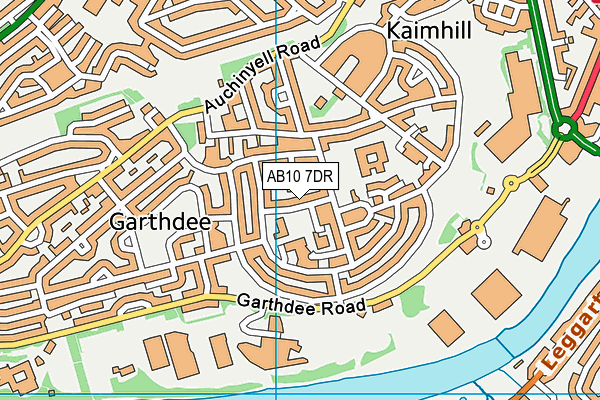 AB10 7DR map - OS VectorMap District (Ordnance Survey) AB10 7DR map - OS VectorMap District (Ordnance Survey)