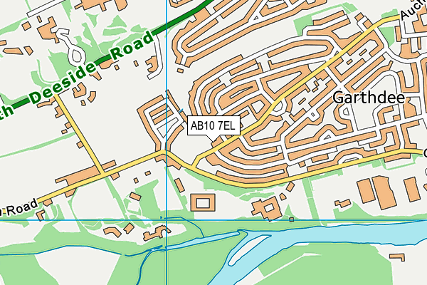 AB10 7EL map - OS VectorMap District (Ordnance Survey) AB10 7EL map - OS VectorMap District (Ordnance Survey)