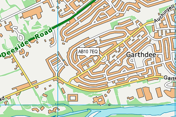 AB10 7EQ map - OS VectorMap District (Ordnance Survey) AB10 7EQ map - OS VectorMap District (Ordnance Survey)