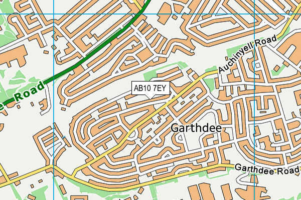 AB10 7EY map - OS VectorMap District (Ordnance Survey) AB10 7EY map - OS VectorMap District (Ordnance Survey)