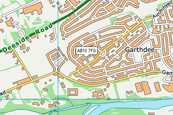 AB10 7FS map - OS VectorMap District (Ordnance Survey) AB10 7FS map - OS VectorMap District (Ordnance Survey)