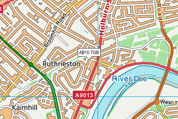 AB10 7GB map - OS VectorMap District (Ordnance Survey) AB10 7GB map - OS VectorMap District (Ordnance Survey)