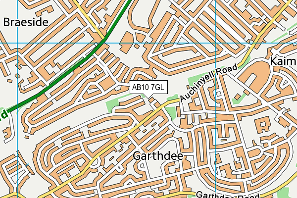 AB10 7GL map - OS VectorMap District (Ordnance Survey) AB10 7GL map - OS VectorMap District (Ordnance Survey)
