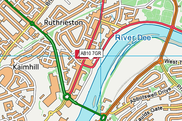 AB10 7GR map - OS VectorMap District (Ordnance Survey) AB10 7GR map - OS VectorMap District (Ordnance Survey)