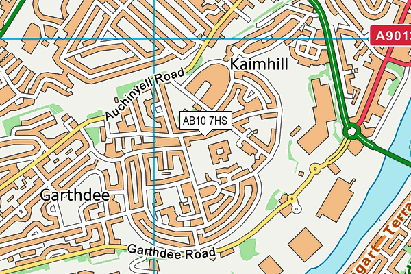 AB10 7HS map - OS VectorMap District (Ordnance Survey) AB10 7HS map - OS VectorMap District (Ordnance Survey)