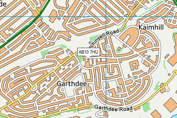 AB10 7HU map - OS VectorMap District (Ordnance Survey) AB10 7HU map - OS VectorMap District (Ordnance Survey)