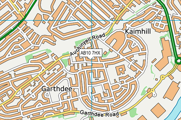 AB10 7HX map - OS VectorMap District (Ordnance Survey) AB10 7HX map - OS VectorMap District (Ordnance Survey)