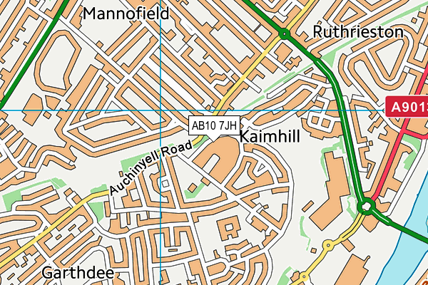 AB10 7JH map - OS VectorMap District (Ordnance Survey) AB10 7JH map - OS VectorMap District (Ordnance Survey)