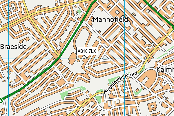 AB10 7LX map - OS VectorMap District (Ordnance Survey) AB10 7LX map - OS VectorMap District (Ordnance Survey)