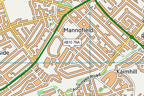 AB10 7NA map - OS VectorMap District (Ordnance Survey) AB10 7NA map - OS VectorMap District (Ordnance Survey)