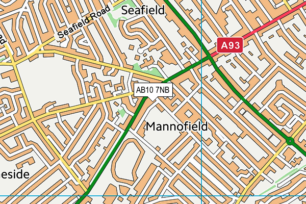 AB10 7NB map - OS VectorMap District (Ordnance Survey) AB10 7NB map - OS VectorMap District (Ordnance Survey)