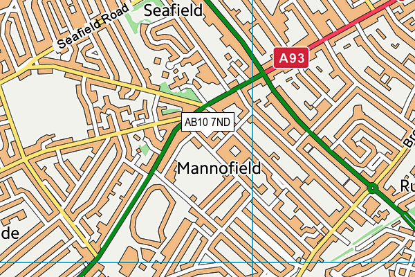 AB10 7ND map - OS VectorMap District (Ordnance Survey) AB10 7ND map - OS VectorMap District (Ordnance Survey)