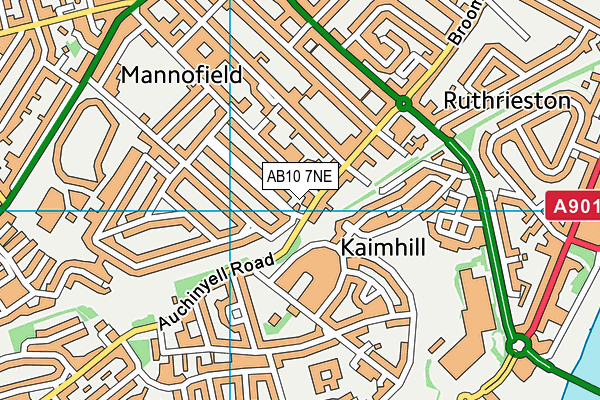 AB10 7NE map - OS VectorMap District (Ordnance Survey) AB10 7NE map - OS VectorMap District (Ordnance Survey)