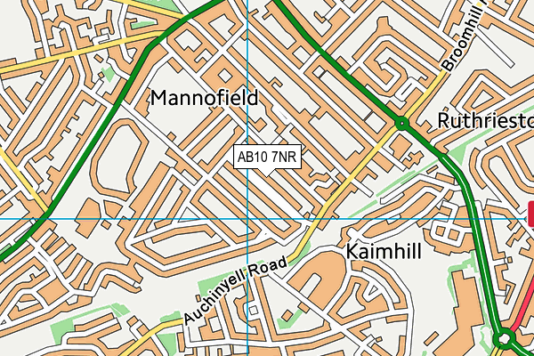 AB10 7NR map - OS VectorMap District (Ordnance Survey) AB10 7NR map - OS VectorMap District (Ordnance Survey)