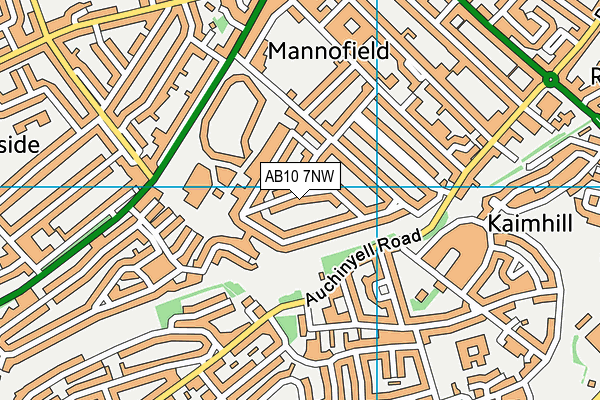 AB10 7NW map - OS VectorMap District (Ordnance Survey) AB10 7NW map - OS VectorMap District (Ordnance Survey)