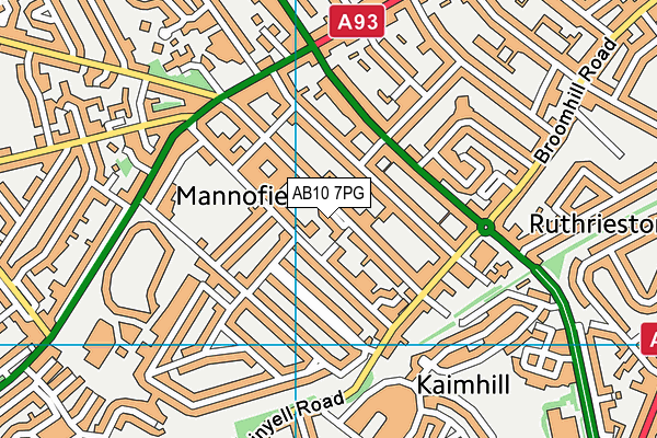 AB10 7PG map - OS VectorMap District (Ordnance Survey) AB10 7PG map - OS VectorMap District (Ordnance Survey)