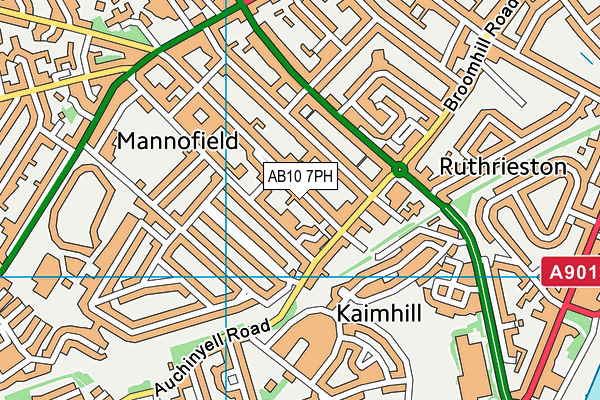 AB10 7PH map - OS VectorMap District (Ordnance Survey) AB10 7PH map - OS VectorMap District (Ordnance Survey)