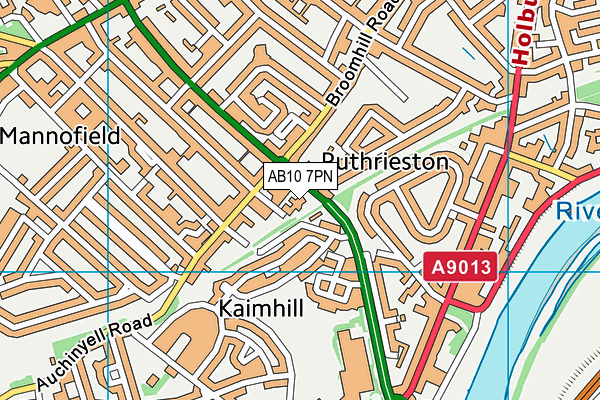 AB10 7PN map - OS VectorMap District (Ordnance Survey) AB10 7PN map - OS VectorMap District (Ordnance Survey)