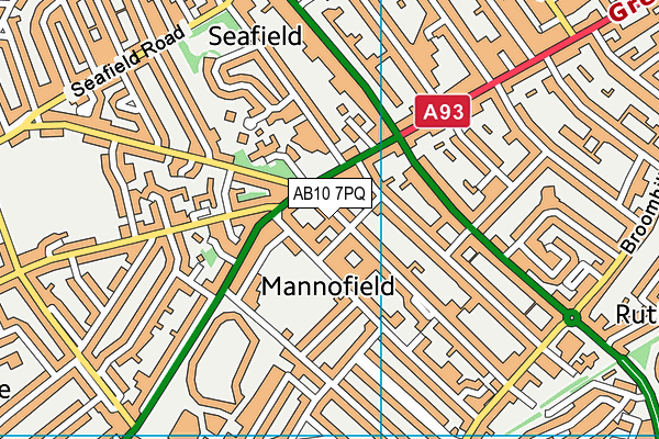 AB10 7PQ map - OS VectorMap District (Ordnance Survey) AB10 7PQ map - OS VectorMap District (Ordnance Survey)