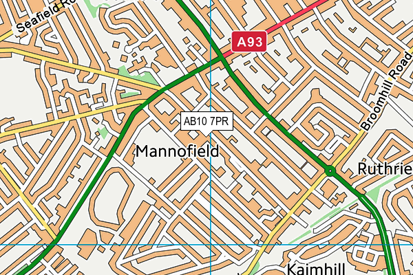 AB10 7PR map - OS VectorMap District (Ordnance Survey) AB10 7PR map - OS VectorMap District (Ordnance Survey)