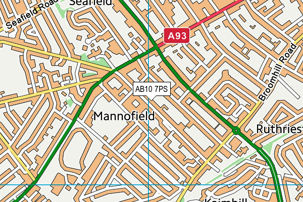 AB10 7PS map - OS VectorMap District (Ordnance Survey) AB10 7PS map - OS VectorMap District (Ordnance Survey)