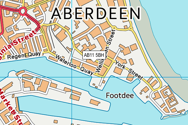 AB11 5BH map - OS VectorMap District (Ordnance Survey) AB11 5BH map - OS VectorMap District (Ordnance Survey)