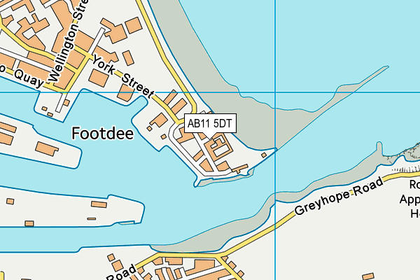 AB11 5DT map - OS VectorMap District (Ordnance Survey) AB11 5DT map - OS VectorMap District (Ordnance Survey)