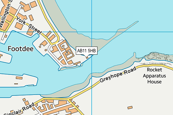 AB11 5HB map - OS VectorMap District (Ordnance Survey) AB11 5HB map - OS VectorMap District (Ordnance Survey)