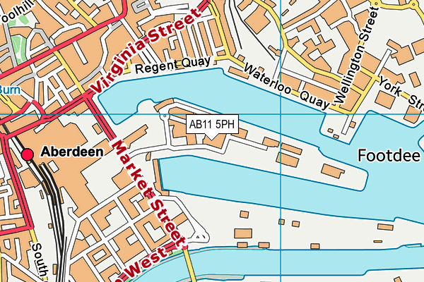 AB11 5PH map - OS VectorMap District (Ordnance Survey) AB11 5PH map - OS VectorMap District (Ordnance Survey)