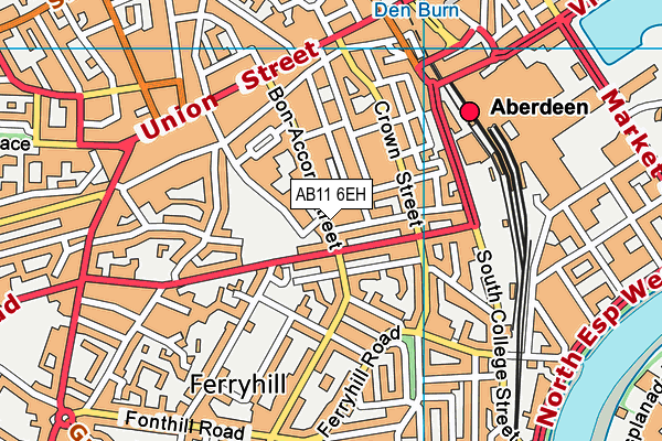 AB11 6EH map - OS VectorMap District (Ordnance Survey) AB11 6EH map - OS VectorMap District (Ordnance Survey)