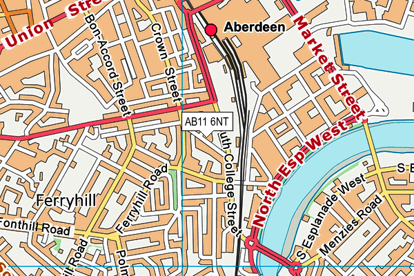 AB11 6NT map - OS VectorMap District (Ordnance Survey) AB11 6NT map - OS VectorMap District (Ordnance Survey)