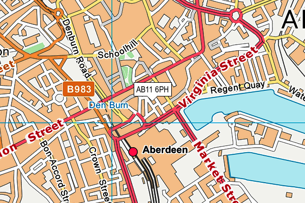 AB11 6PH map - OS VectorMap District (Ordnance Survey) AB11 6PH map - OS VectorMap District (Ordnance Survey)